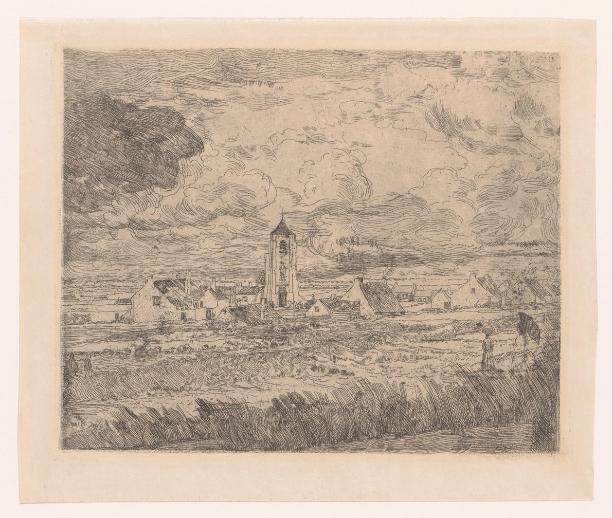 Pohled na Mariakerke Grande vue de Mariakerke od James Ensor