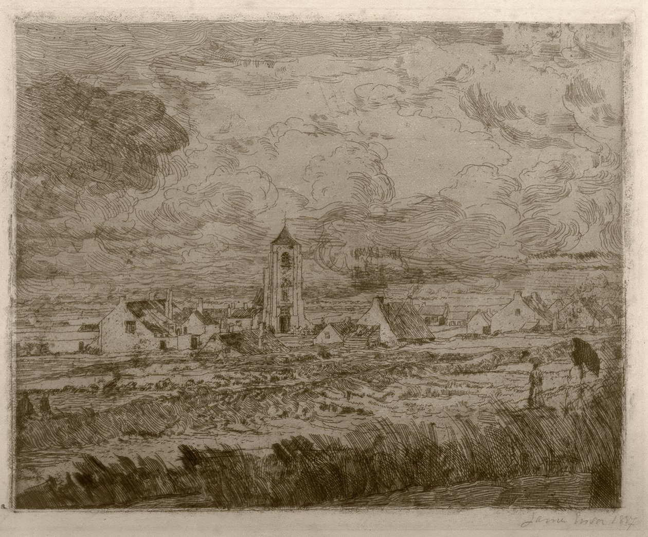 Velký výhled na Mariakerke od James Sidney Ensor