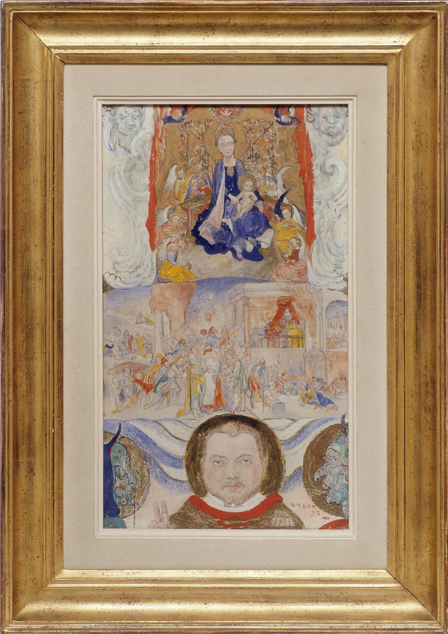 Ikona, Portrét Eugena Demoldera od James Ensor