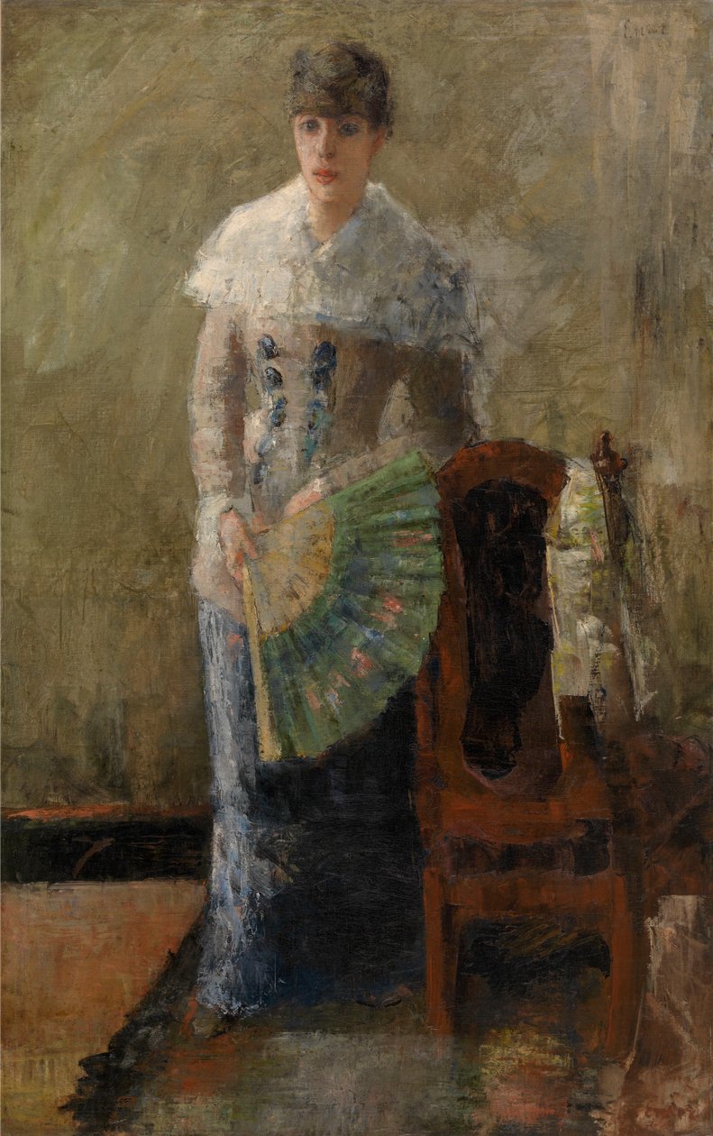 Dáma s vějířem od James Ensor