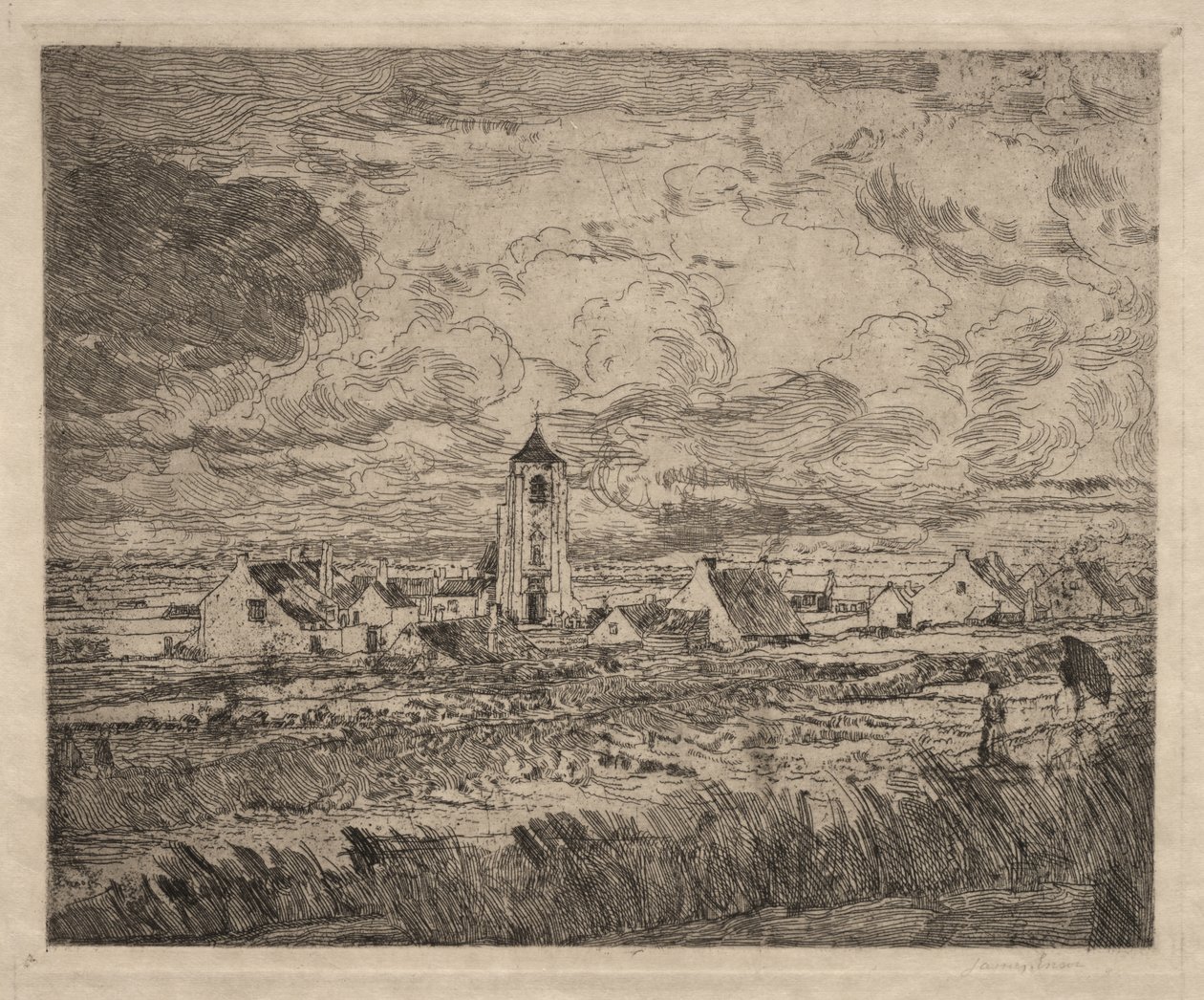 Velký pohled na Mariakerke od James Ensor