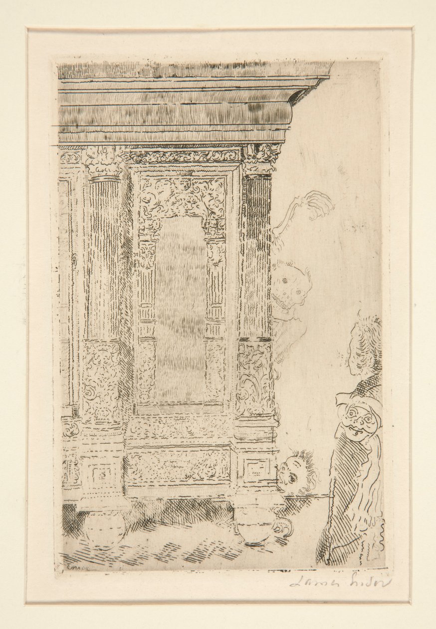 Le meuble hant? (Strašidelný nábytek) od James Ensor