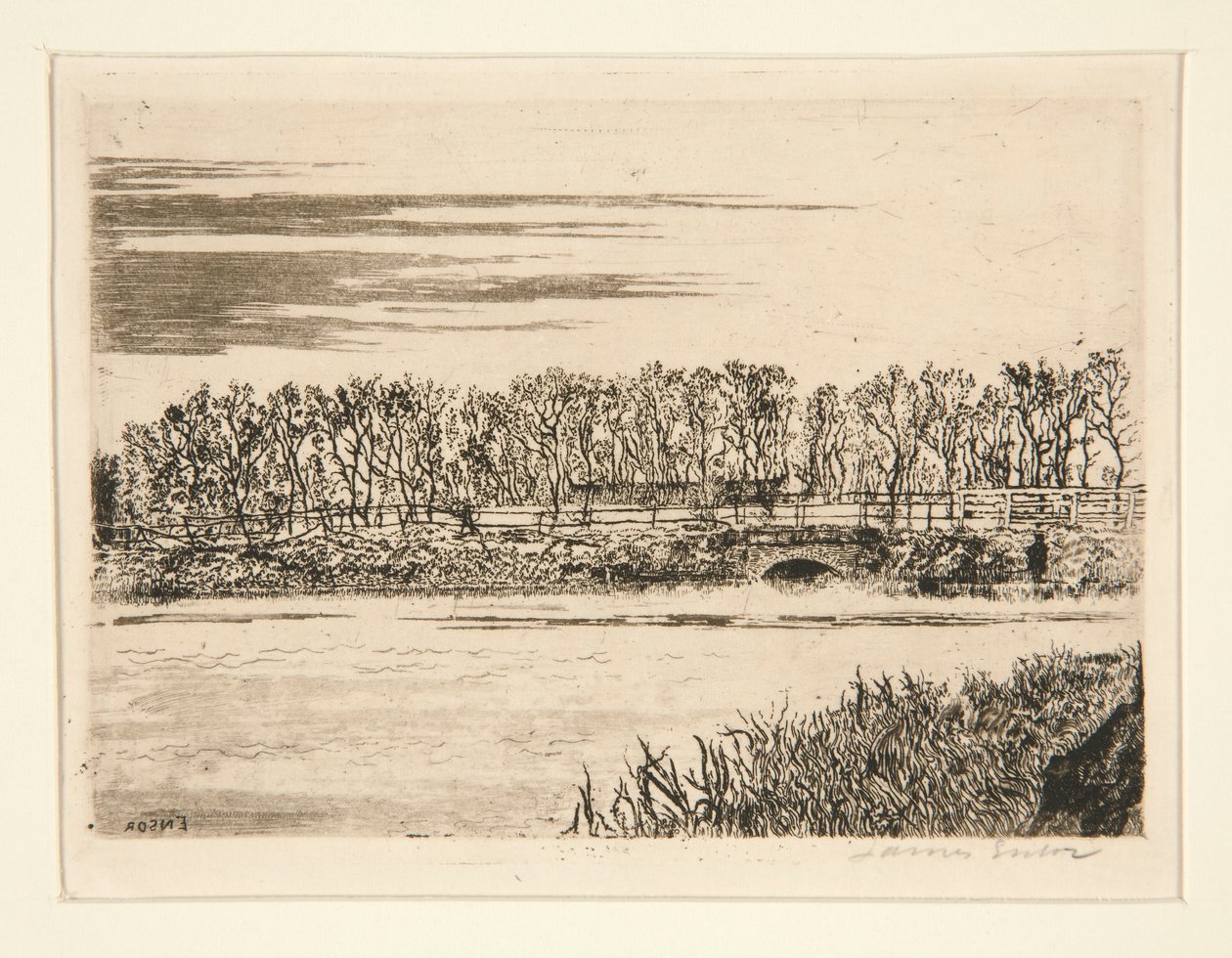 Le pont du bois? Ostende (Most v lese v Ostende) od James Ensor