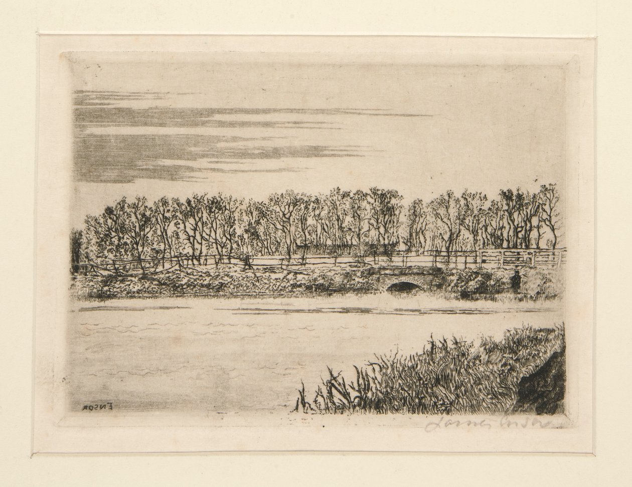 Le pont du bois? Ostende (Most v lese v Ostende) od James Ensor