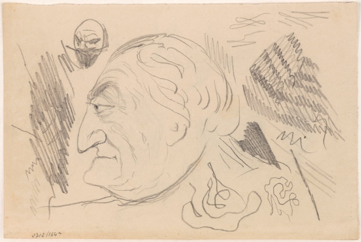 Muž z profilu od James Ensor