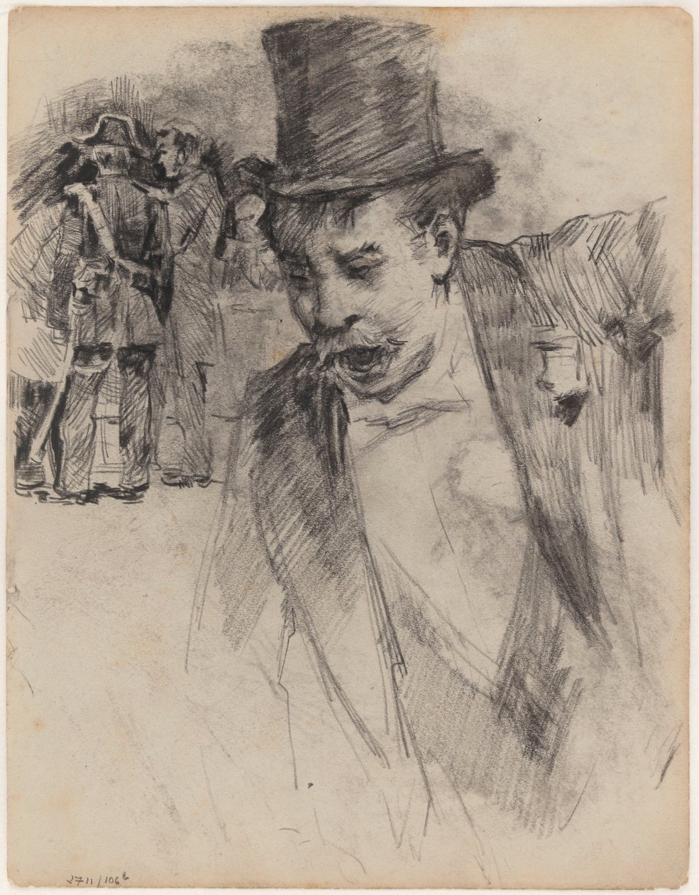 Muž v cylindru od James Ensor