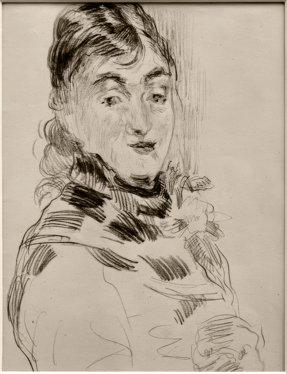 Méry Laurent s mopsem od James Sidney Ensor