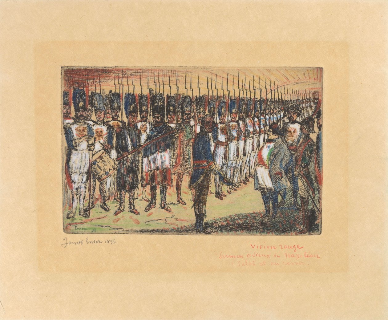 Napoleonovo rozloučení od James Ensor