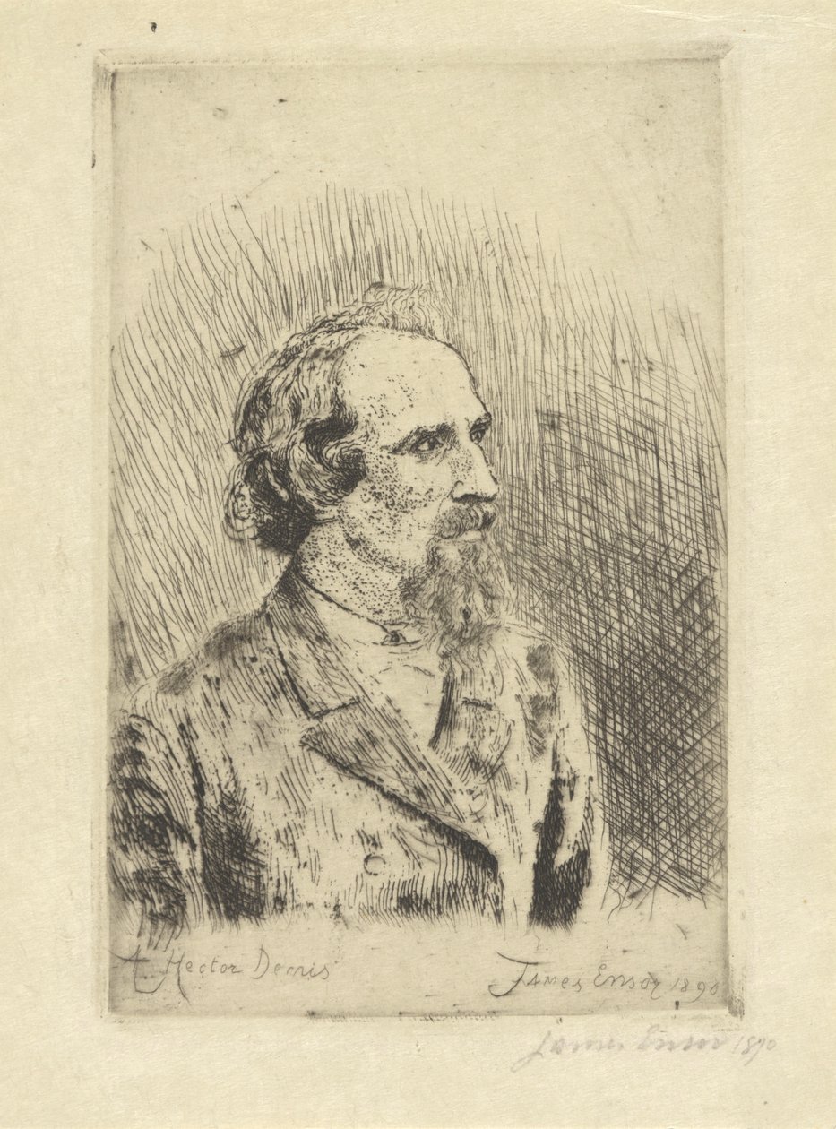 Portrét Hectora Denisa od James Ensor