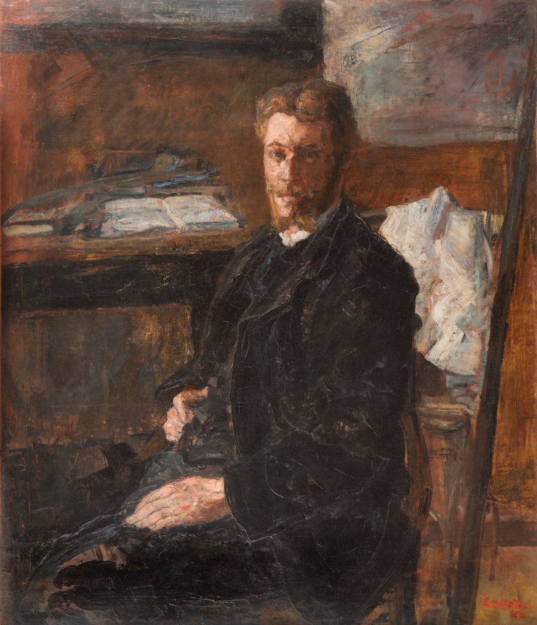 Portrét Willyho Finche od James Ensor