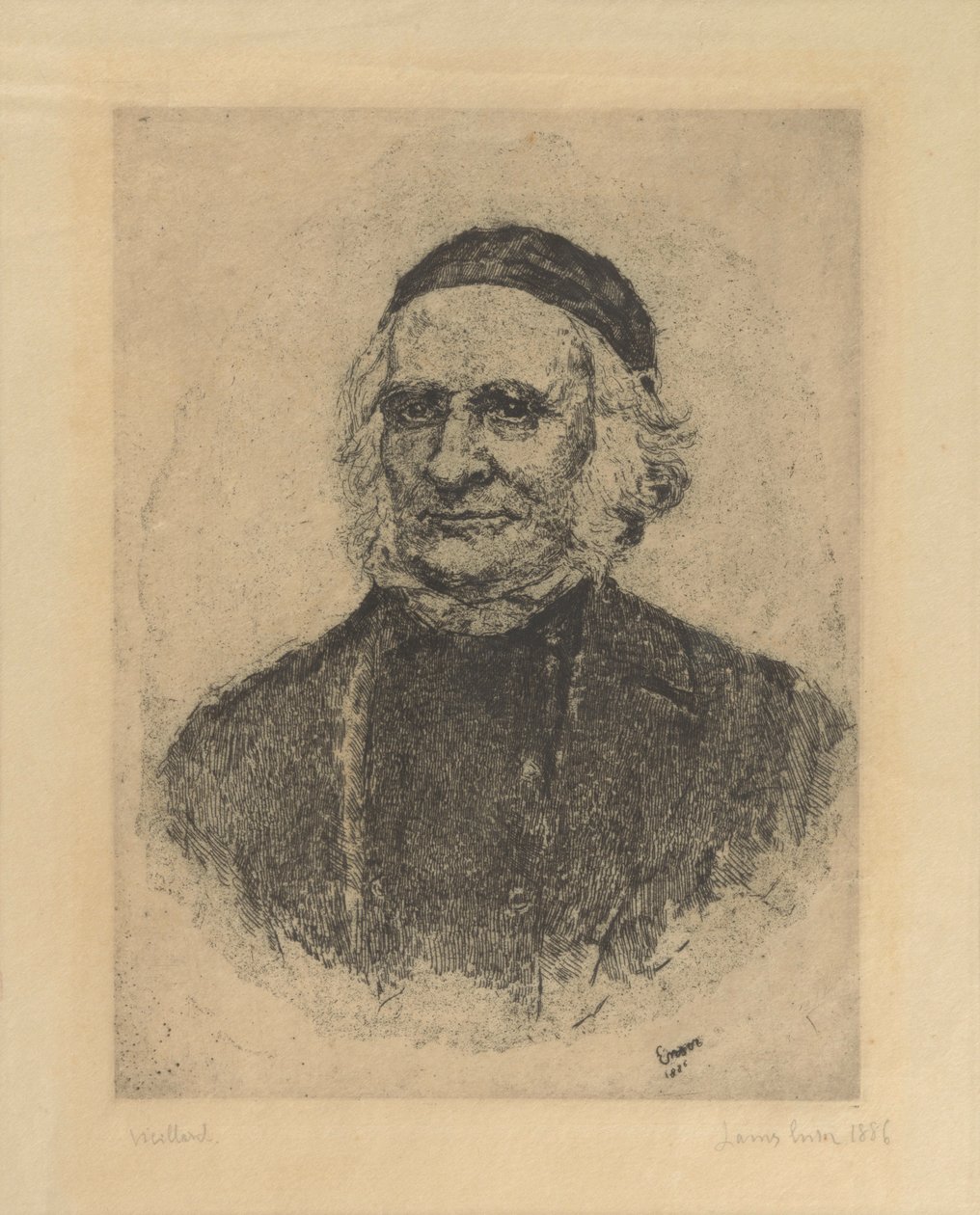 Portrét švédského botanika Eliase Friese od James Ensor