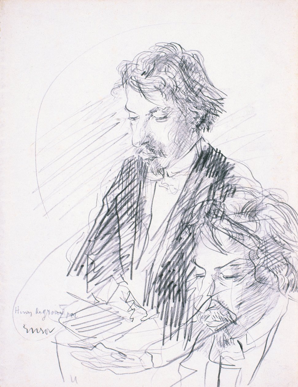 Portrét umělce, Henry de Groux od James Ensor