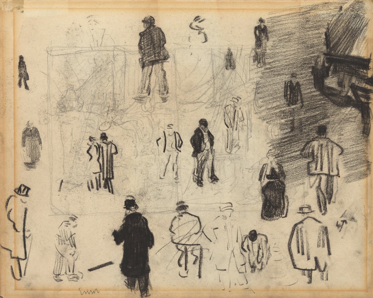 Rekto: trakař a postavy od James Ensor