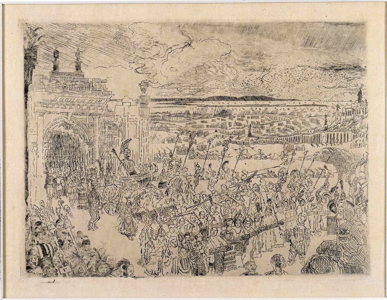 Římský triumf od James Ensor