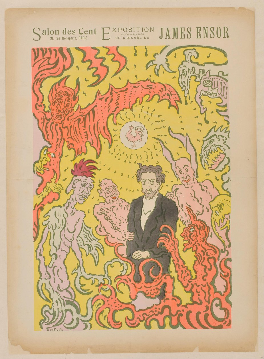 Salon des Cent. Dezember 1898 od James Ensor