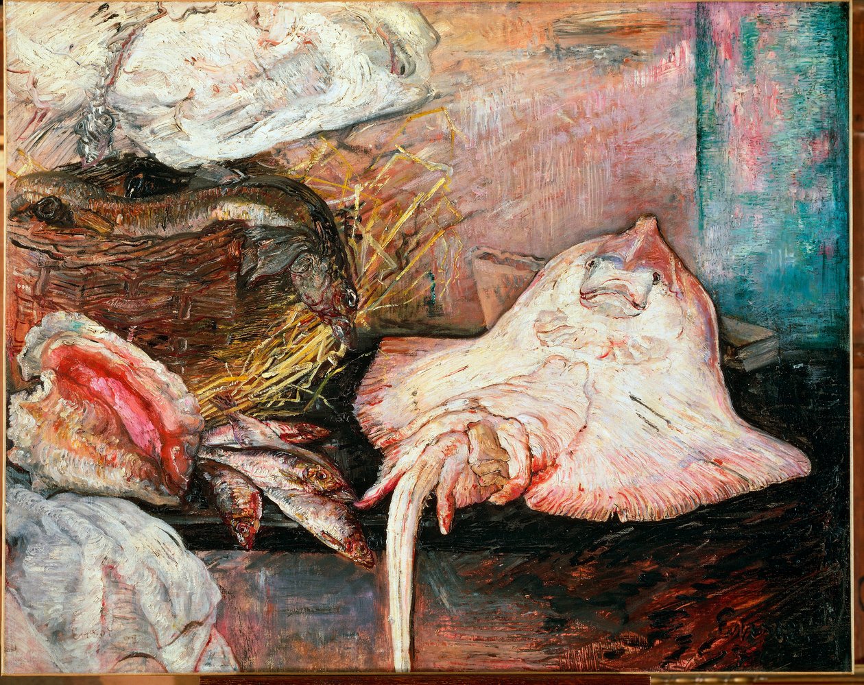 Zátiší s skate od James Ensor