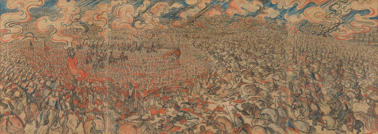 Kyrysníci u Waterloo od James Ensor