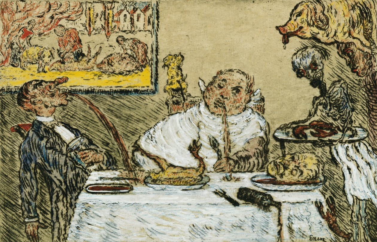 Smrtelné hříchy; Hlavní rybolov od James Ensor