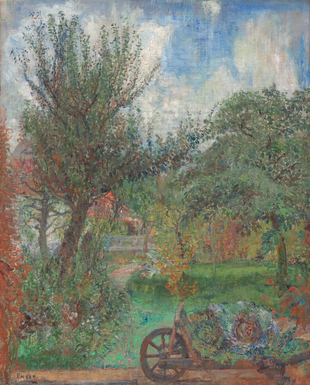 Zahrada rodiny Rousseauových od James Ensor