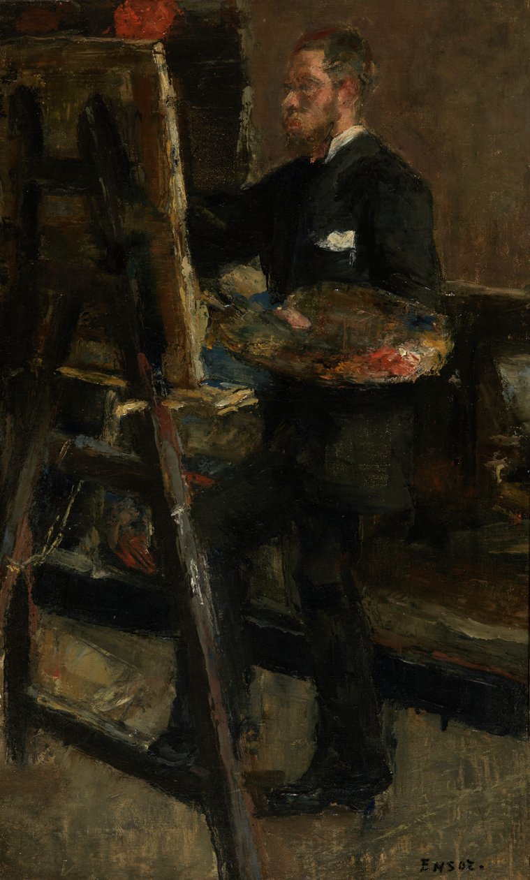 Malíř Alfred William Finch od James Ensor