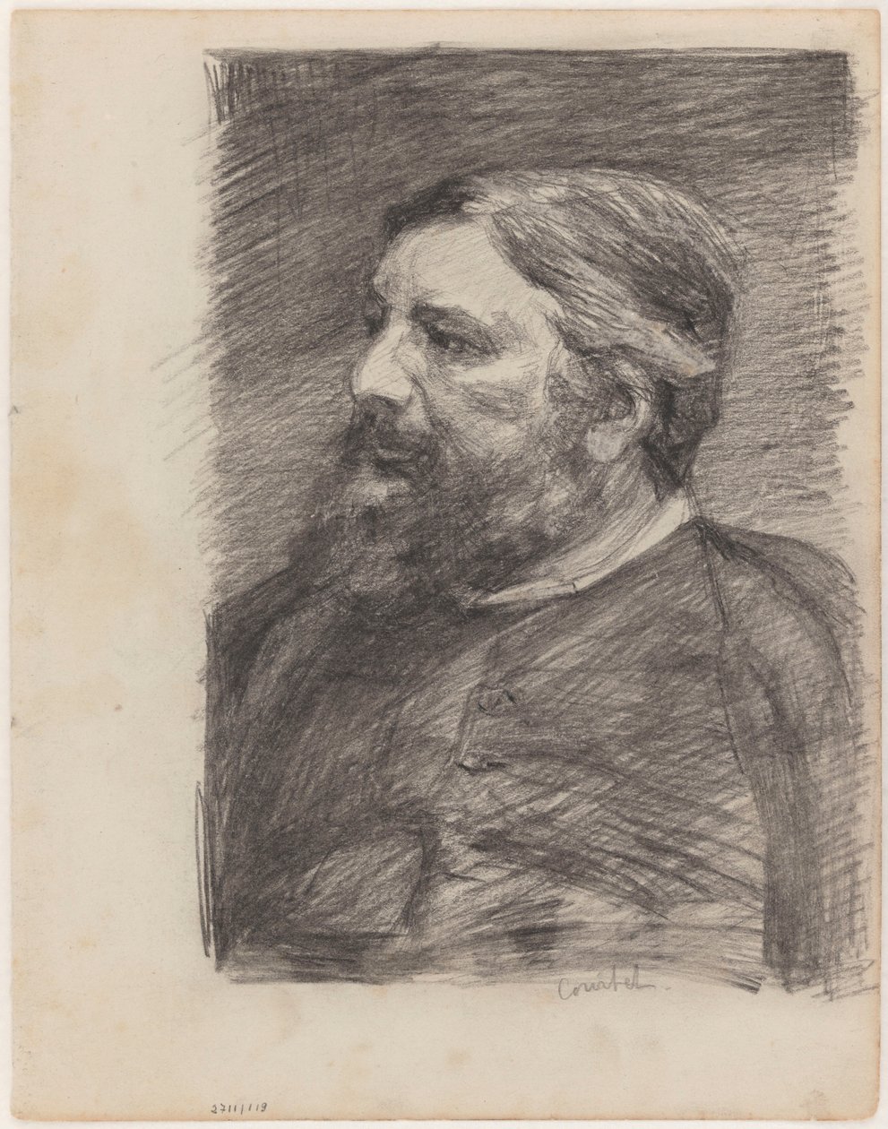 Malíř Gustave Courbet od James Ensor