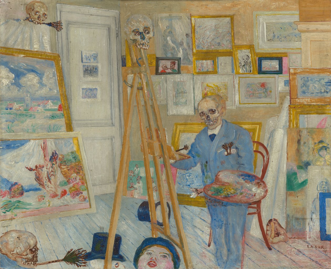 Malíř kostlivců od James Ensor
