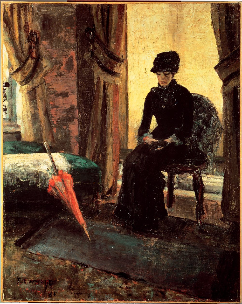 Ponurá dáma od James Ensor