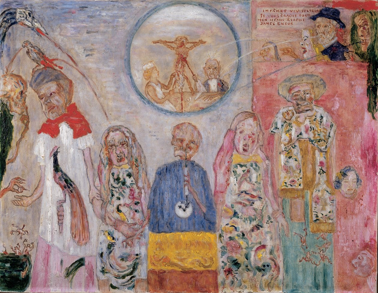 The Vile Vivisectors, c.1930 (olej na plátně) od James Ensor