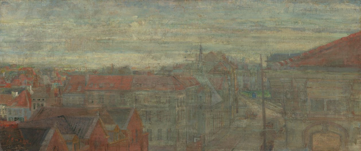 Pohled na Phnosii. Světelné vlny a vibrace od James Ensor