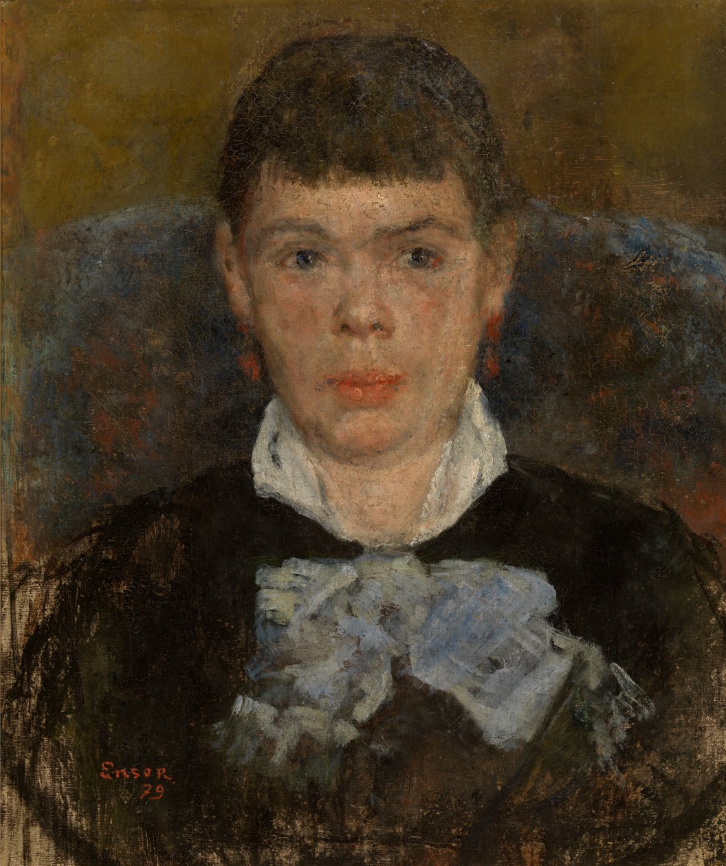 Žena s pršáčkem od James Ensor