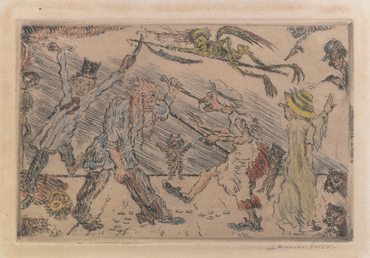 Hněv od James Ensor