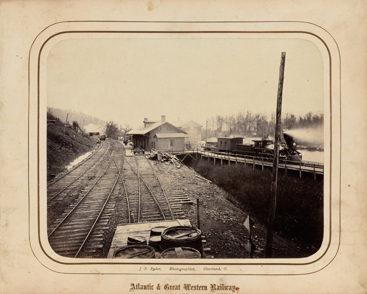 Atlantic  Great Western Railway, 1862 (foto) od James F. Ryder