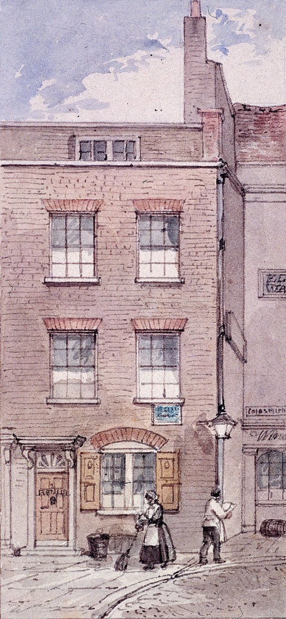 Gunpowder Alley, Londýn, c1850 od James Findlay