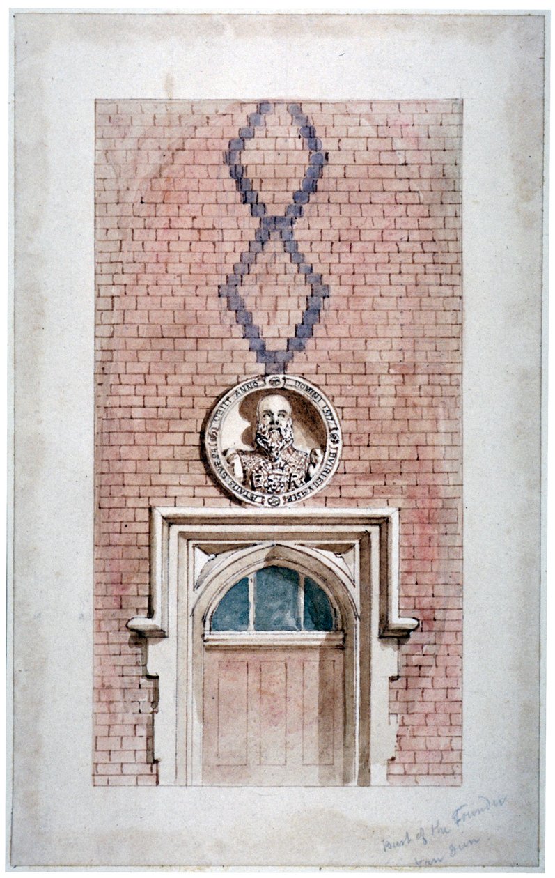 Van Dun Almshouses, Caxton Street, Londýn, 1852. od James Findlay