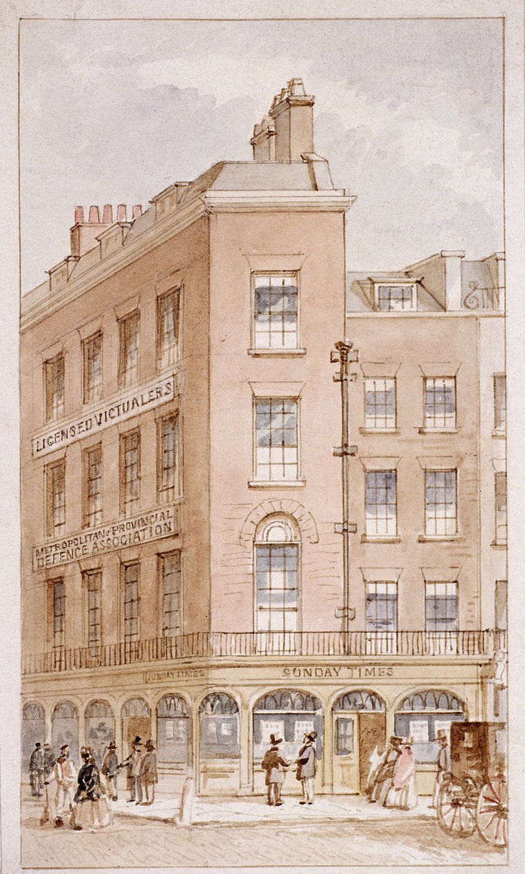 č. 103-104 Fleet Street, Londýn, c1820 od James Findlay