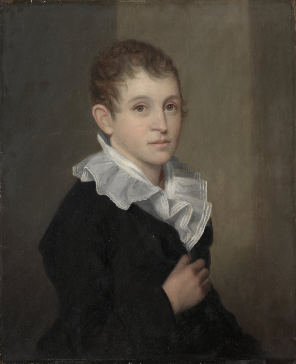 Samuel Barber Clark, c. 1810 (olej na dřevě) od James Frothingham