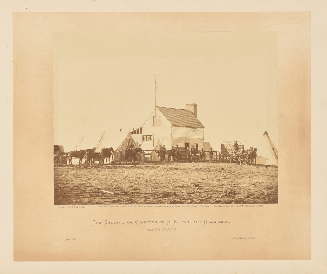 The Shebang, neboli ubikace Sanitární komise USA, Brandy Station od James Gardner