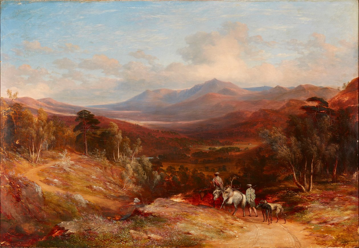 Lochnagar Hledám Glena Geldera (olej na plátně) od James Giles