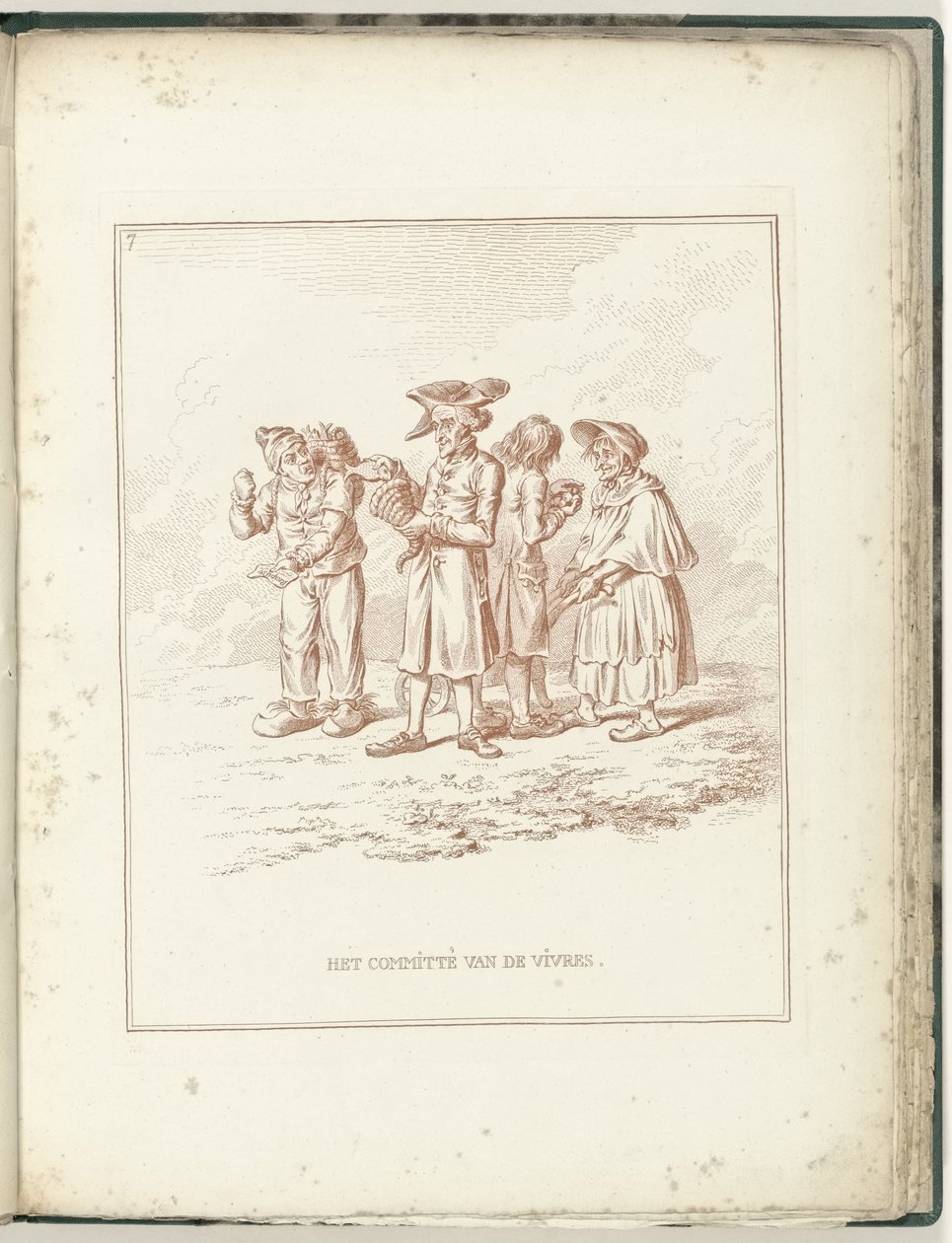 Výbor vivres a potřeb, 1795 Výbor vivres (název o objektu) Hollandia Regenerata (název série) od James Gillray (possibly)