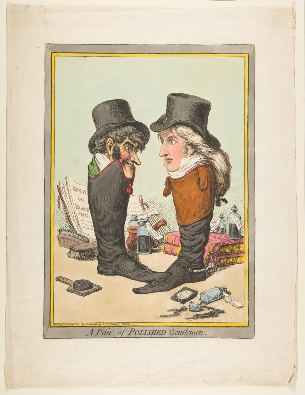 A Pair of Polished Gentlemen, 10. března 1801. od James Gillray