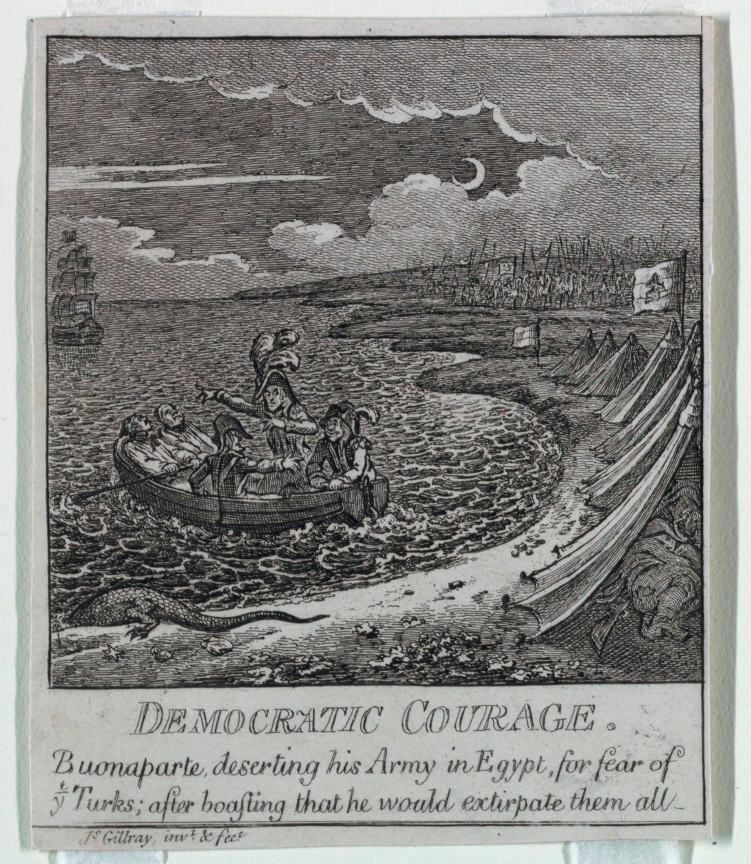„Demokracie, aneb skica o od James Gillray
