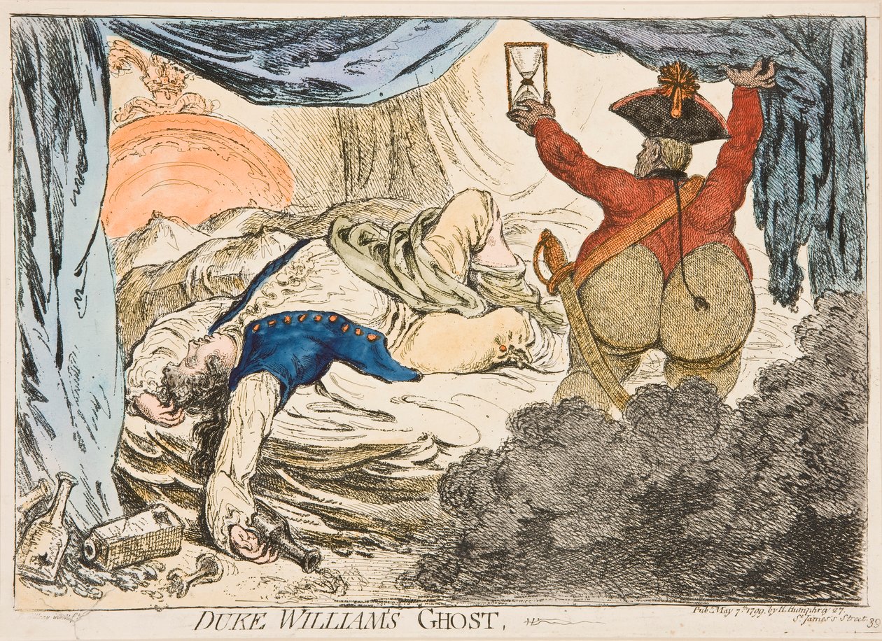 Duch vévody Williama od James Gillray