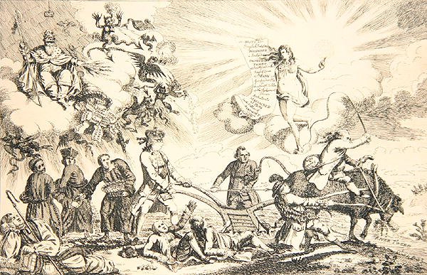 Církevní a politický, Stát národa od James Gillray