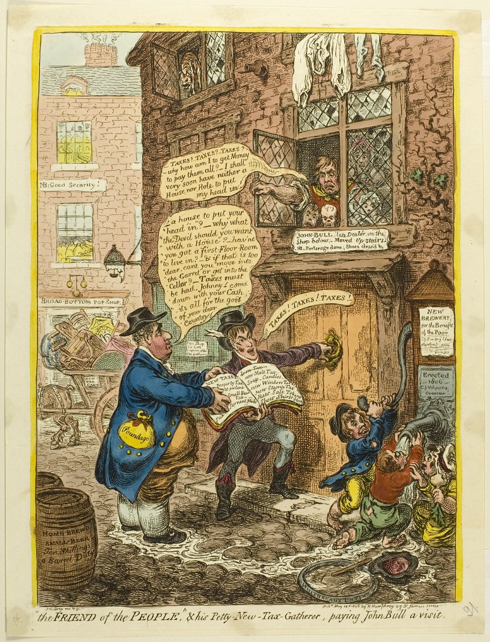 Přítel lidu od James Gillray
