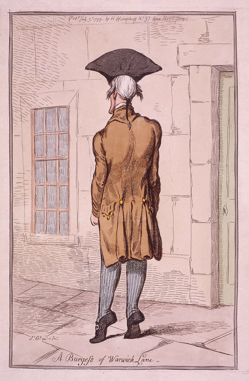 John Burges MD, 1795 od James Gillray