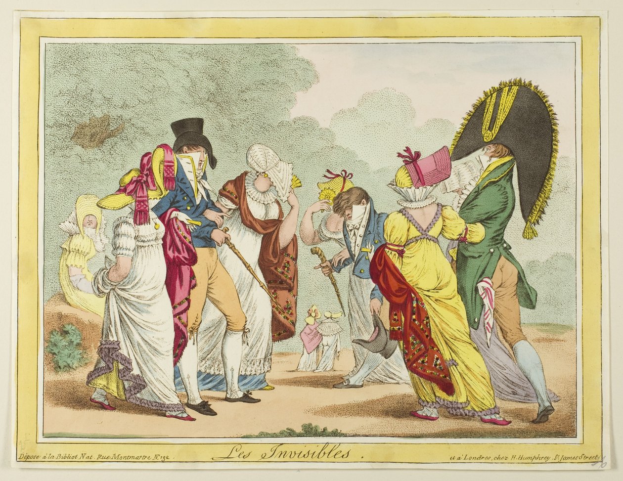 Neviditelní od James Gillray
