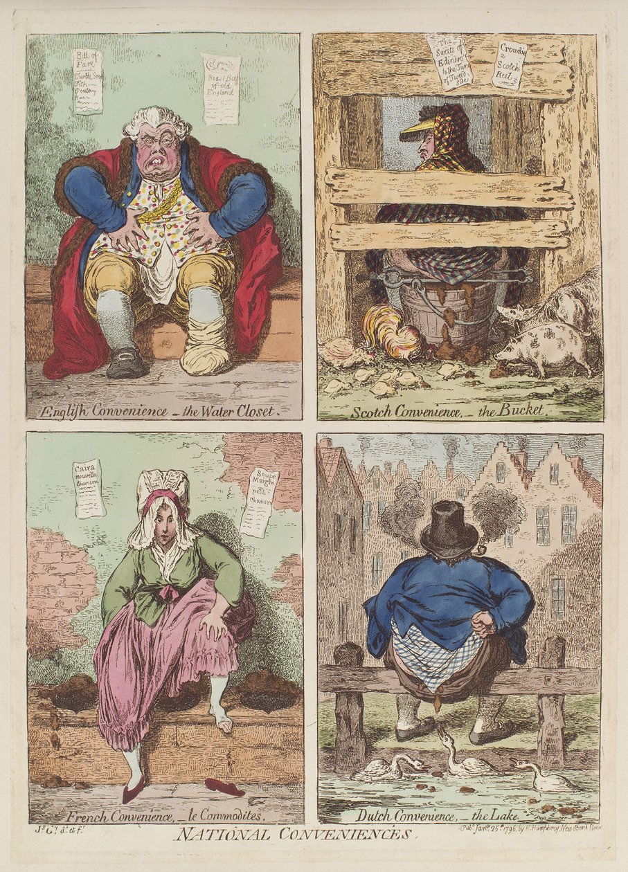 Národní vymoženosti, 1769 od James Gillray