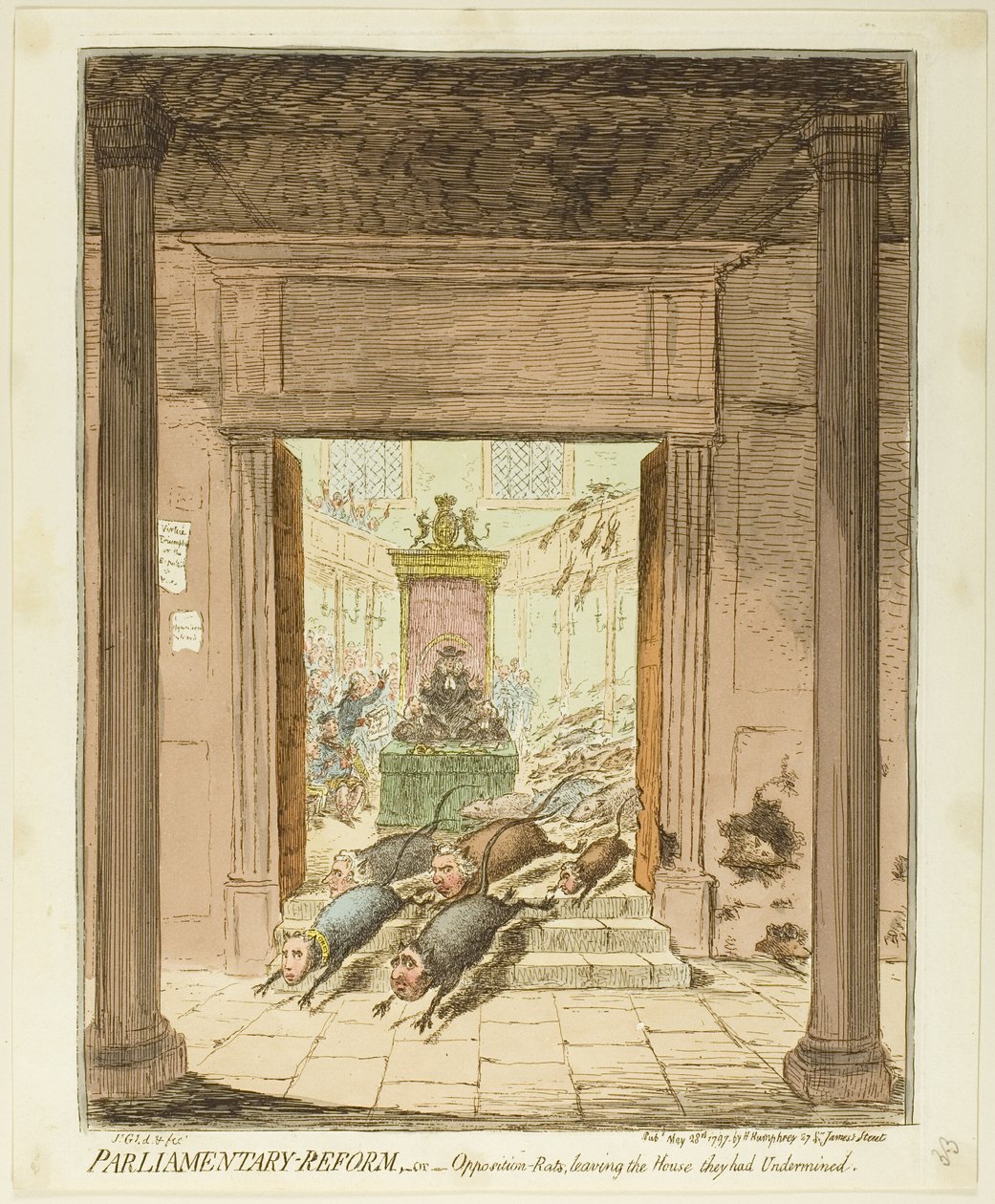 Parlamentní reforma od James Gillray