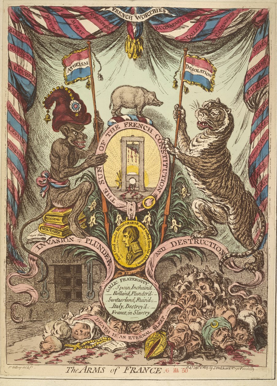 The Arms of France, ilustrace z 