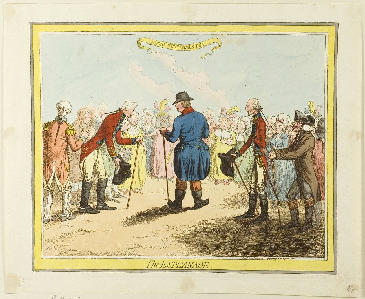 Esplanáda od James Gillray